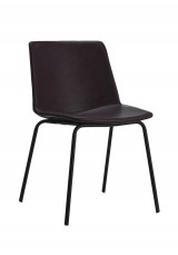 Cleona Side Chair - PU leather - Brown or Black